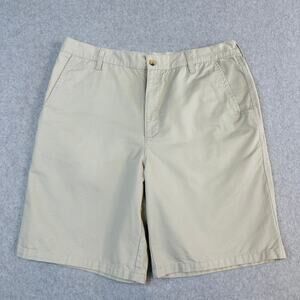 Woolrich Chino Shorts Mens Size 38 British Tan Khaki 9.5 Inch Outdoor Casual